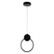 Підвісний світильник чорний круг, кільце D-20 cm Led 15W Black Ring 250791-100005652