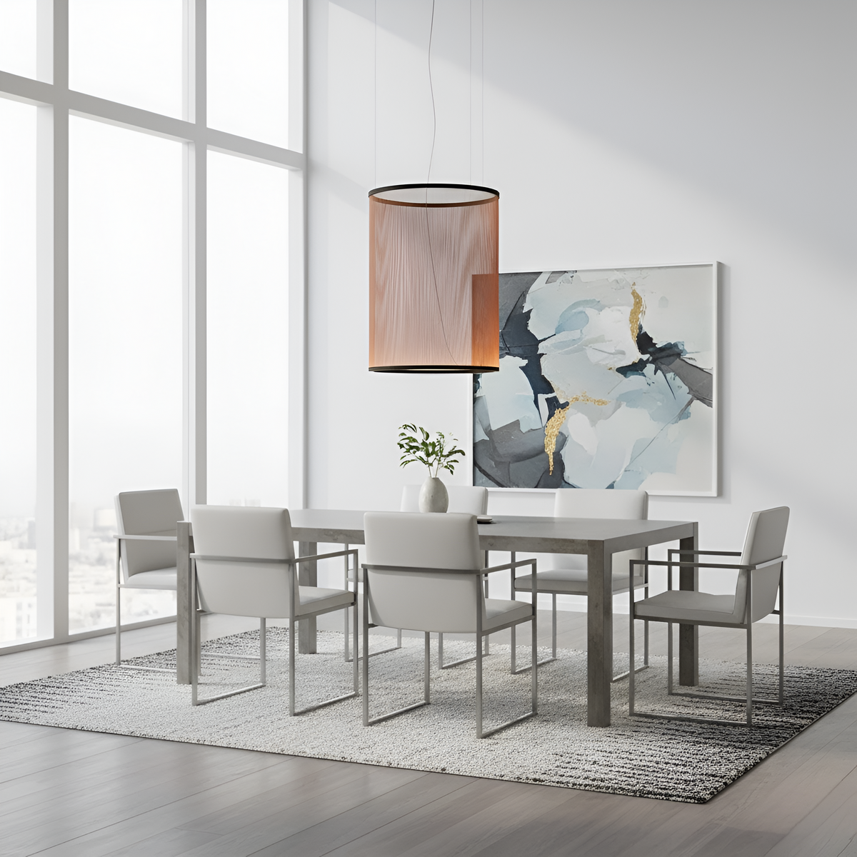 Підвісний світильник D-55 cm Led 3000К Brown Treads 260222-100007403