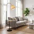 Торшер зі столиком H-170 cm E27 Black+Gold Halo 251227-100006862