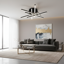 Стельова люстра чорна D-64 cm Led 90W 3000K-5000K Black Star 260260-100007379