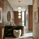 Підвісний світильник Led 7W 3000K-6000K Gold+White Pearls 260131-100007143