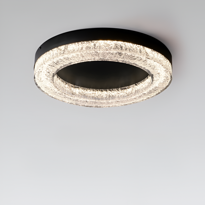 Стельові люстр чорні D-46 cm / D-57 cm Led Black Ice ceiling 251018-100006337