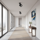 Точковий світильник чорний H-13.5 cm D-8.3 cm GX53 Black Gofre 260260-100007375