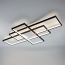 Стельова люстра з пультом L-90 cm Led 110W 3000К-60000К Black Square 260975-100008854