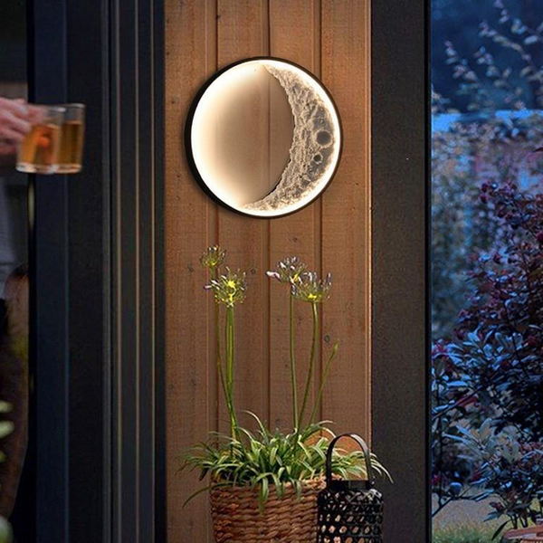 Настінні світильники місяць D-30 cm / D-40 cm Led Black Moon 251122-100006617