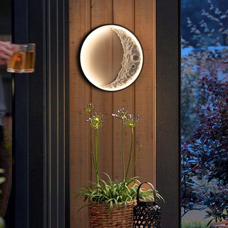 Настінні світильники місяць D-30 cm / D-40 cm Led Black Moon 251122-100006617
