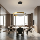 Люстра D-60cm Led 50W 3000K-6000K Black + Gold Rimy twotone 251121-100006695