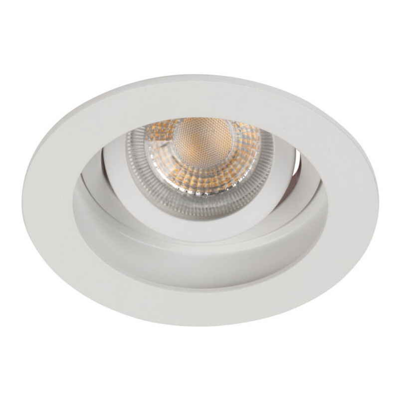 Точковий світильник білий H-4 cm D-10 cm GU10 White 2251032-100006477