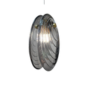 Підвісний світильник мушля димчастий H-20 cm G9 Smoke Shell 251122-100006598