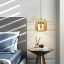 Підвісний світильник бурштиновий D-20 cm Led 8W 4000K Amber+Gold Jube 260118-100007218