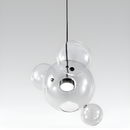 Підвісний світильник у вигляді бульбашки D-30 cm Led 10W Black+Clear Bubble 250717-100005649