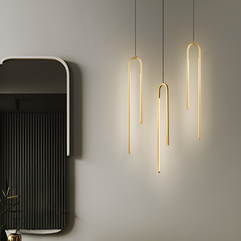 Підвісний Curve світильник Gold L-40cm 18W 250558-100004758