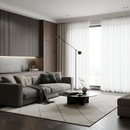 Торшер чорний Led 10W 4000K Black Slim round 260258-100007347