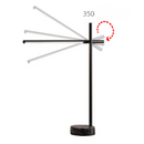 Настільна лампа чорна поворотна H-61 cm Led 3000K-6000K Black Pipe table 260258-100007351
