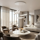 Підвісна люстра з трьох плафонів чипсин Led White Tense 251122-100006730