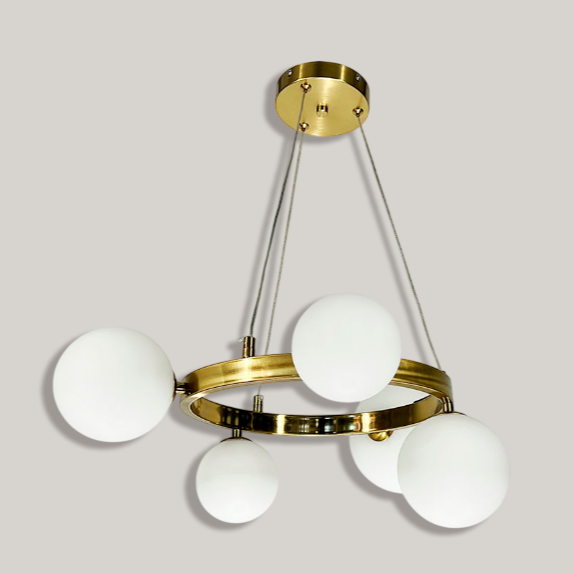 Люстра Modo white bubble D-55см G9 Gold + White 250418-100004320