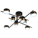 Люстра чорна з золотом L-75 cm H-25 cm Led 52W Gold+Black Satellite 230747-100002378