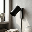 Настінний світильник чорний зі спотом H-11.5 cm GU10 Black 251110-100006707