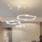 Підвісна люстра біла з пультом D-40+50+60 см Led 120W 3000K-6000K White Longi Circle new 250819-100005751