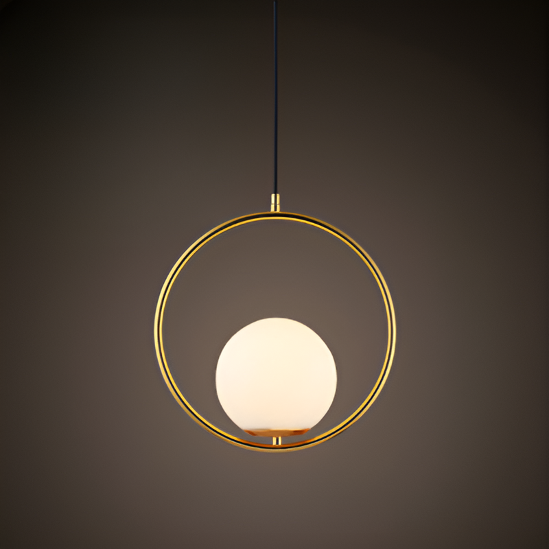 Підвісний світильник Bollo Orbit E27 Gold + White 250488-100004525