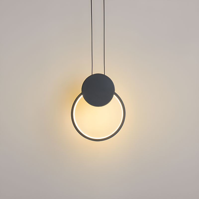 Підвісний світильник Clip circle 10W 4000К Black 250618-100005071