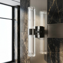 Настінний світильник срібний H-30 cm Led Chrome Relief 251122-100006759