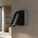 Настінний світильник чорний зі спотом H-8.5 cm Led 3W 3000K Black 251102-100006704