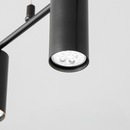 Люстра H-55 cm L-123 cm GU10 Black 5P Tube Scandinavian Modern 210718-100000020