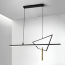 Люстра підвісна Geometry L-120cm 32W 4000K Black 250618-100005060