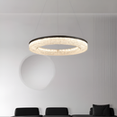 Люстра підвісна Ice Circle D-80cm Black 250617-100005087