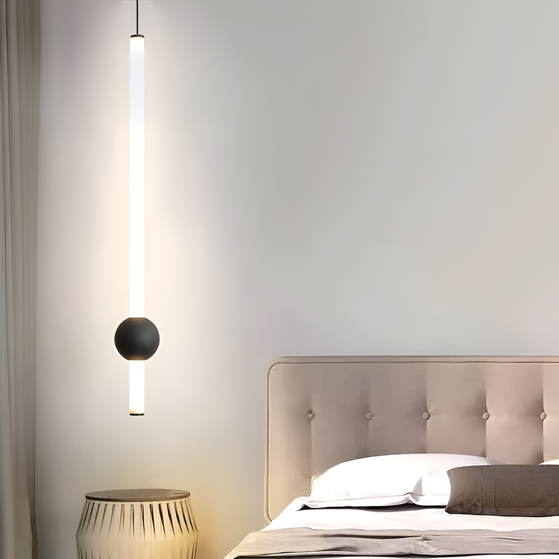 Підвісний світильник Tube H-60cm / H-90cm White+Black Elegant 4000К 250618-100005153