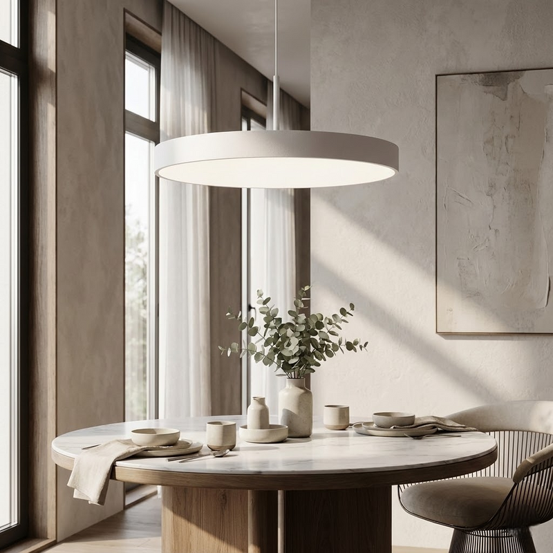 Підвісні люстри білі D-40 cm / D-60 cm Led White Astesa 251102-100006734