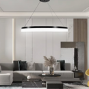 Підвісні люстри D-50 cm / D-60 cm / D-80 cm Led 3000K-6000K Black Matte Ice 251218-100006974
