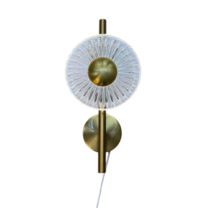 Настінний світильник золотий H-40 cm Led 3000-6000K Gold Sunflower 251122-100006604