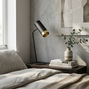 Настільна лампа H-44 cm GU10 Black+Gold Spoon 251240-100006827