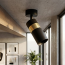 Накладний світильник чорний з золотом Superloop Black+Gold 250762-100005661