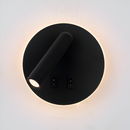 Настінний світильник чорний D-14.5 cm Led 8W 4000K Black Circle 251036-100006479