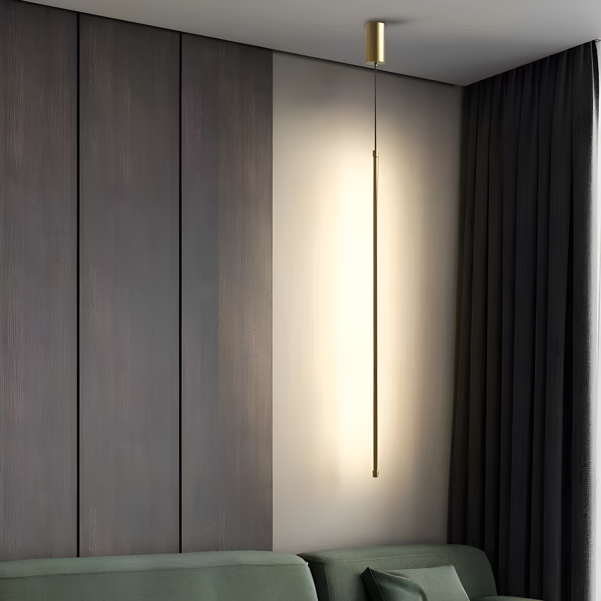 Підвісні світильники золоті L-60 cm / L-80 cm / L-100 cm Led 4100K Gold Line 260118-100007216