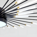 Стельові люстри чорні L-104 cm / L-131.5 cm Led 4000K Black Fun 260235-100007335