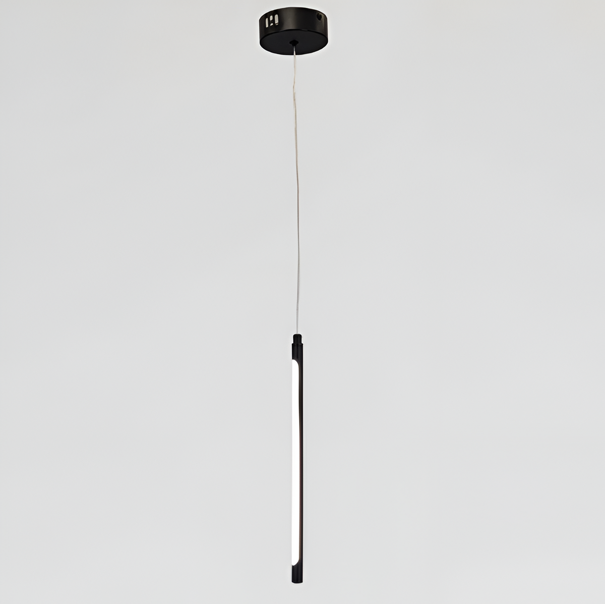 Підвісний світильник чорний H-34 cm Led 6.5W 4000K Black Pipe Line 251035-100006411