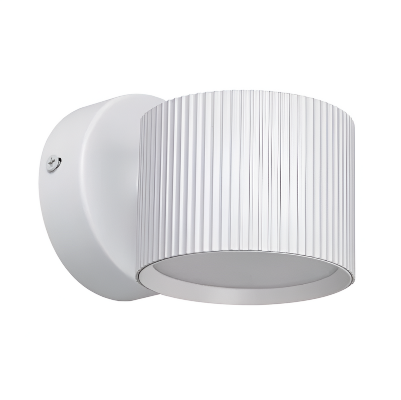 Точковий світильник накладний поворотний білий D-8.2 cm Led GX53 White Gofre 251092-100006367