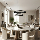 Люстра чорна L-55cm Led 54W 3000K-6000K Black Celestial 260118-100007241