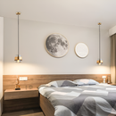 Підвісний світильник D-18 cm E27 Led Smoke+Gold Mugga Lamp 251121-100006757