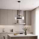 Підвісний світильник прозорий D-33 cm Led 9W Black+Clear Jube 251131-100006752