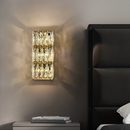 Настінний світильник золотий кришталевий H-32 cm G4 Gold Crystal square 251222-100006912