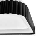 Стельова люстра чорна L-49 cm Led 88W 3000K-6500K Black Gofre 260248-100007398