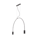 Підвісна люстра чорна зі спотами L-94 cm GU10 Black Arc Spot 260263-100007443