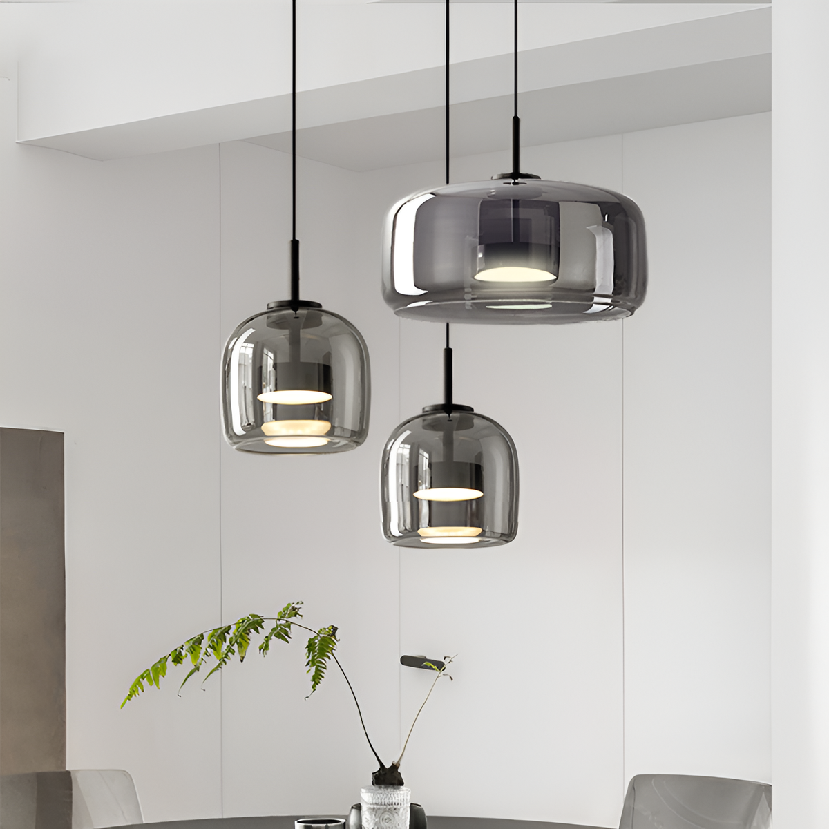 Підвісний світильник чорний D-20 cm Led 8W 4000K Black+Gold Jube 260118-100007221