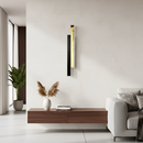 Бра подвійне чорне з золотом L-60 cm 18W 4000K Black+Gold Longi double 260218-100007439