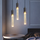 Люстра чорна Led 15W 3000К-6000К Black Bubble Slim 260319-100007619